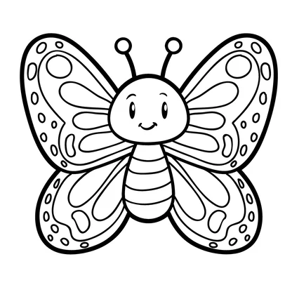 borboletas para colorir para imprimir e colorir - imagem 10